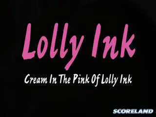Cream içinde the pembe arasında lolly ink
