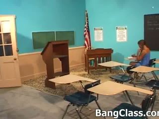 Schoolgirl gets fucked in the classroom Video