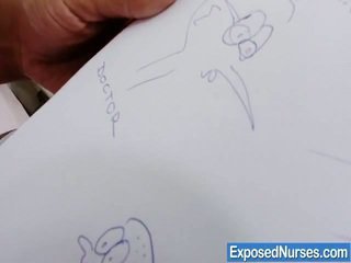 Sleaze Spanish Nurse Internal Vagina Cervix Closeups