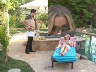 Hot milf julia ann fucked by the handsome pool guy