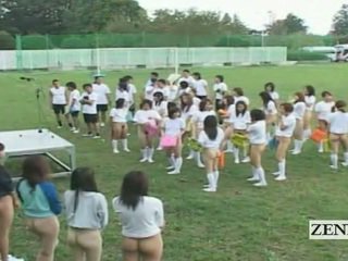 Subtitled bottomless di luar jepang schoolgirls assembly