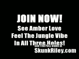Amber Love Feels The Jungle Vibe DEEP Inside Her