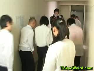 oriental chick girl stripped in the Class Room