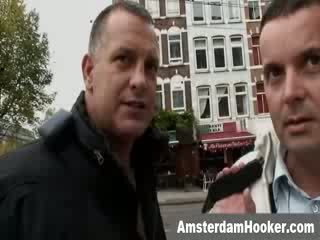 Dutch prostitute sucking off customers dong