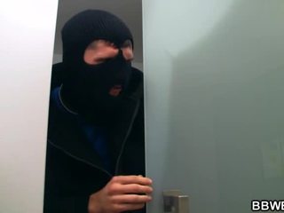 I Lured A Burglar Nearby My Giant Boobs