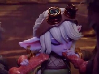 Tristana stretched által szörny cocks