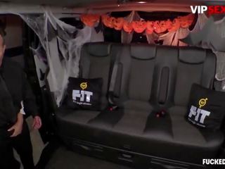 Fuckedintraffic - Halloween Jasmine Jae Busty British Police Woman Hardcore Fucking in the Car - Vipsexvault