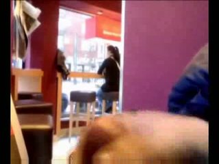 Caught Masturbating In A Coffee Shop