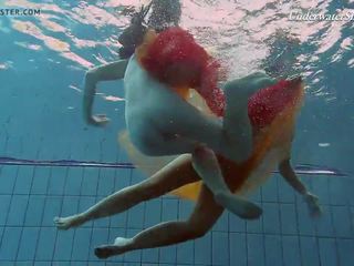 Two Redheads Swimming Super Hot, Free HD Porn 62