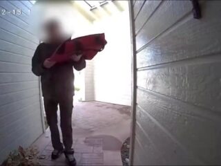 Adorable Teen Tries To Fuck Pizza Delivery Driver
