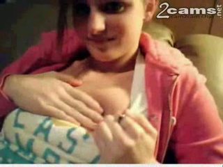 Teen on webcam fot a first time little shy but hot