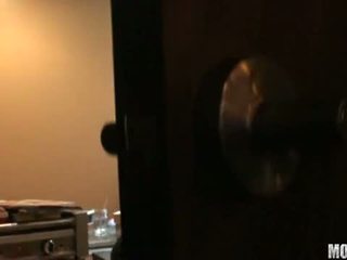 Brunette fucking security spy cam recording