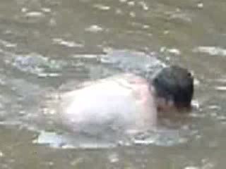 Crazy Latins Having Sex In The River While Rest Of The Village Looking Video