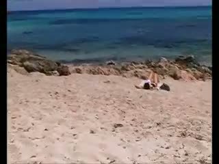 גרמני נוער nadine has סקס ב the חוף