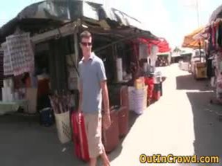 Twink Public Homo Fucking On The Flea Market 1 By Outincrowd