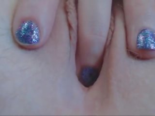 Chipped fingernail warga poland closeups dan kaca dildo/ alat mainan seks syahwat